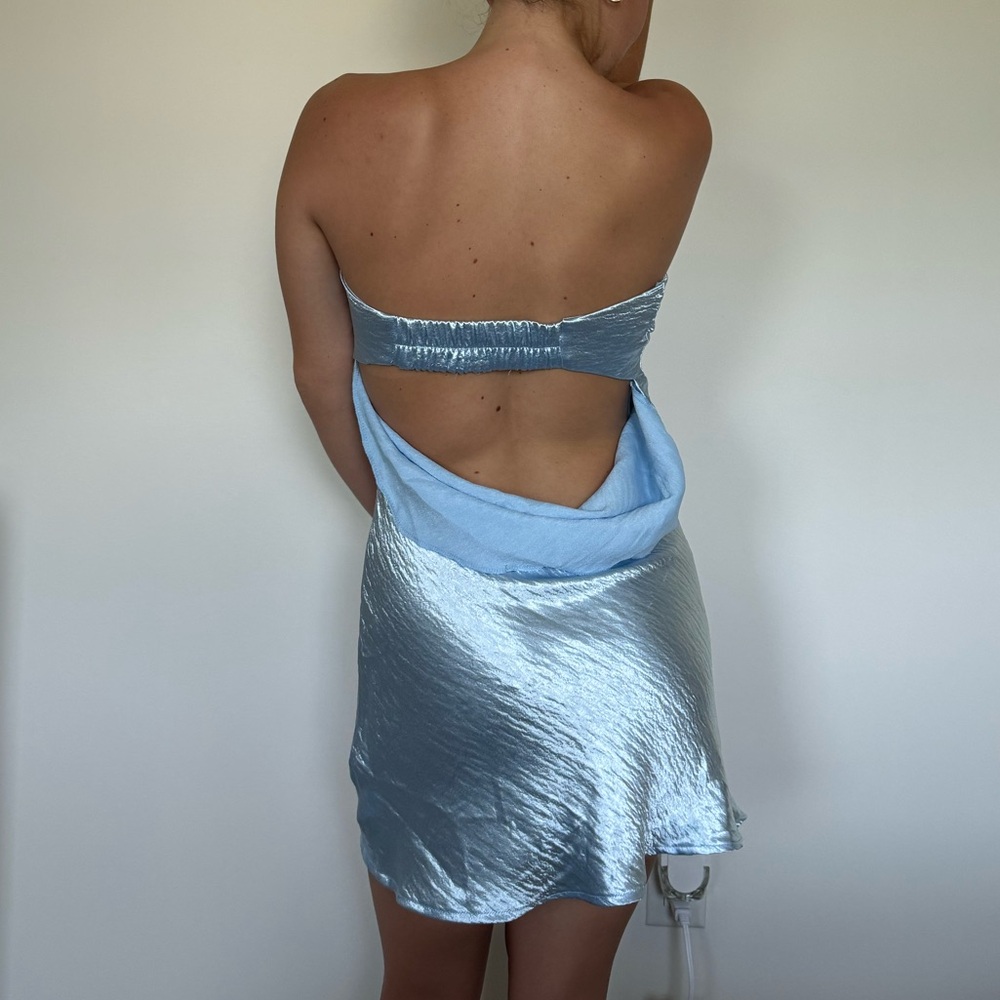 Homecoming dress MINI SHIMMER BLUE DRESS